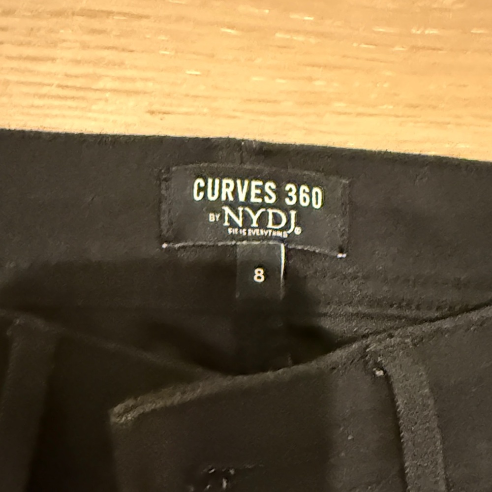 NYDJ Black Women Jeans Curves 360 size 8 - Picture 2 of 7